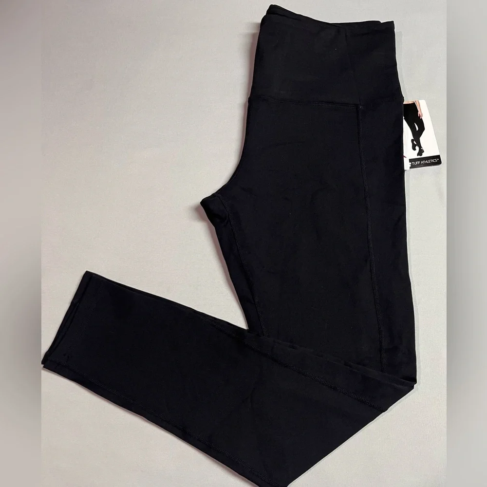 Tuff Athletics Women's Active Yoga Leggings No pockets NWT - Picture 2 of 5
